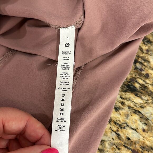Lululemon Athletica Align Pant Mauve 7/8 Length 25" Size 4 - Picture 4 of 7